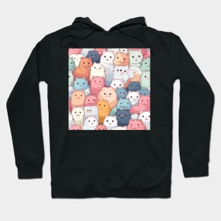 Feline Fantasy: Cute Anime Cats Galore Hoodie